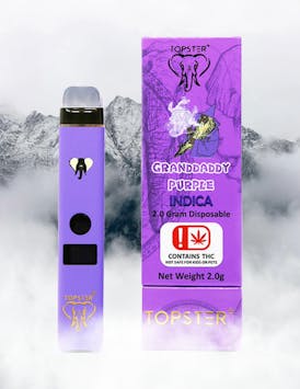 TOPSTER - GRANDDADDY PURPLE - 2000MG DISPOSABLE