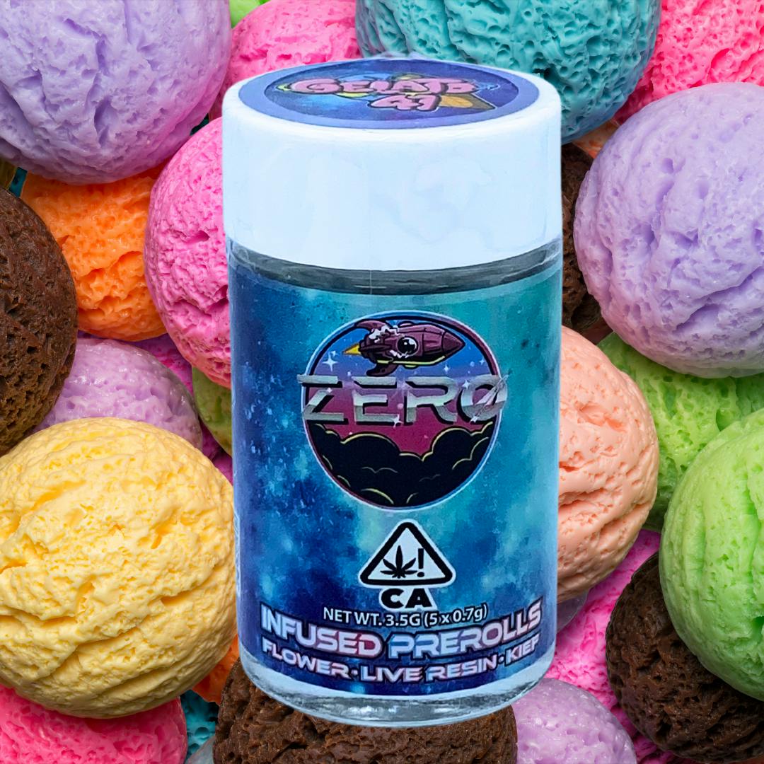 Gelato 41 Infused 5Pk Zero Prerolls - Zero