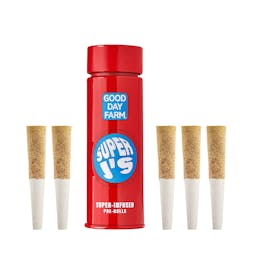 GDF: Infused Pre-Roll Pack | Grapefruit x Twin Mints | Super J's | 5pk