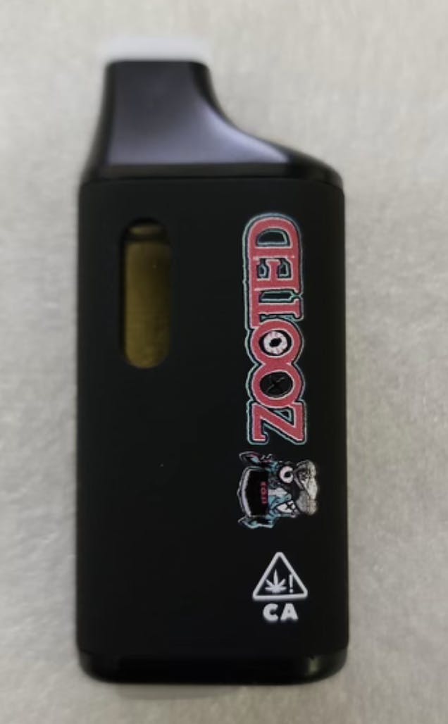 1000mg - Ready To Use - Raspberry Kush - Zooted