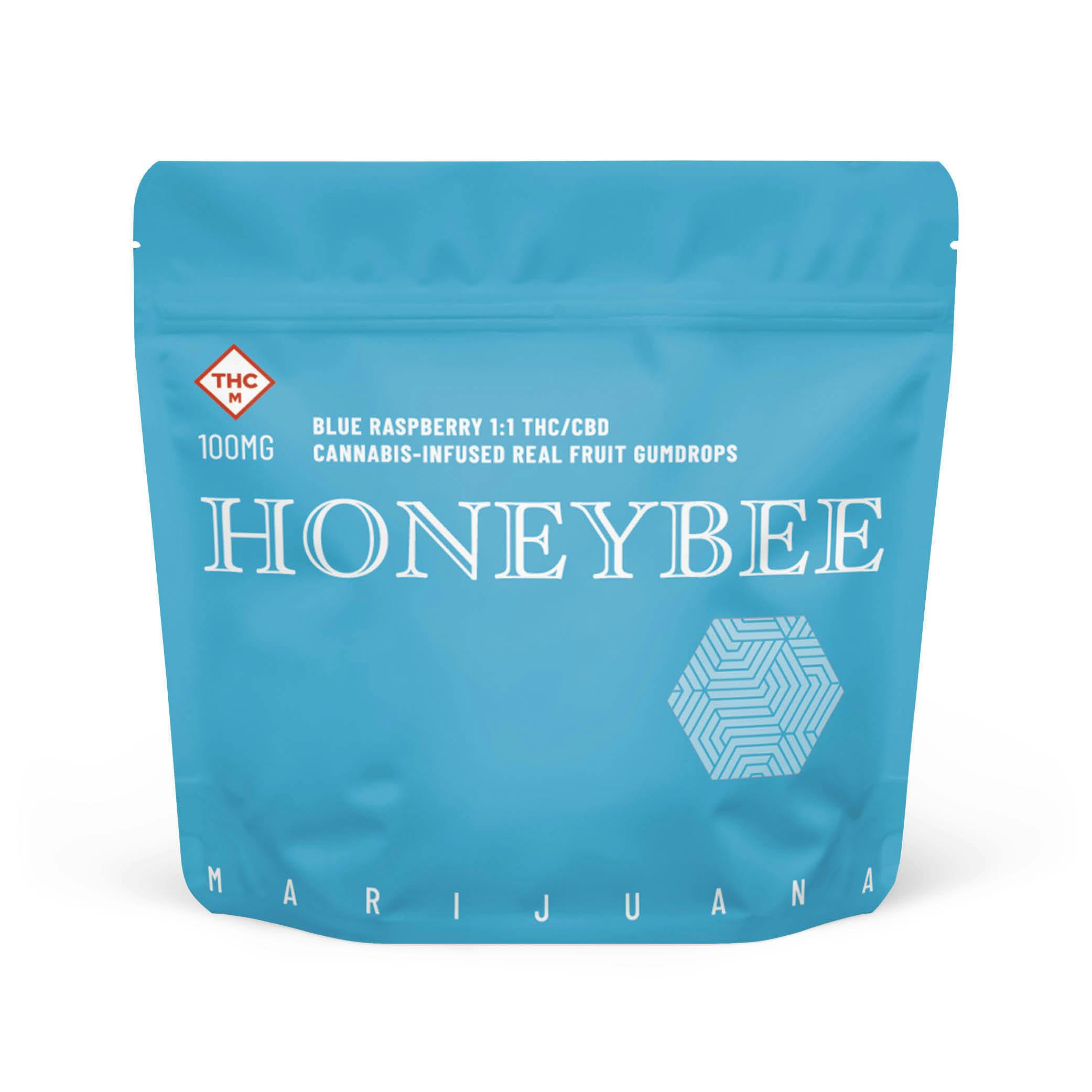 Blue Raspberry 1:1 Gumdrops | 100mg - Honeybee