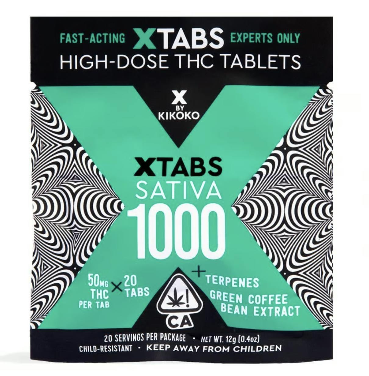 XTabs Sativa [20pk] (1000mg)