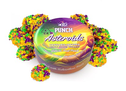 PUNCH EDIBLES & EXTRACTS - Asteroids | Solventless - Galactic Fruit Punch | 100mg