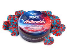 Punch Edibles I Cherry Razz Storm Astroids 100mg (Hyrbid) - Edible Gummies