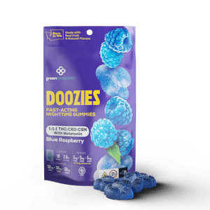 GREEN REVOLUTION - Doozies | 1:1:1 Blue Raspberry Gummies w/ Melatonin [10pk]