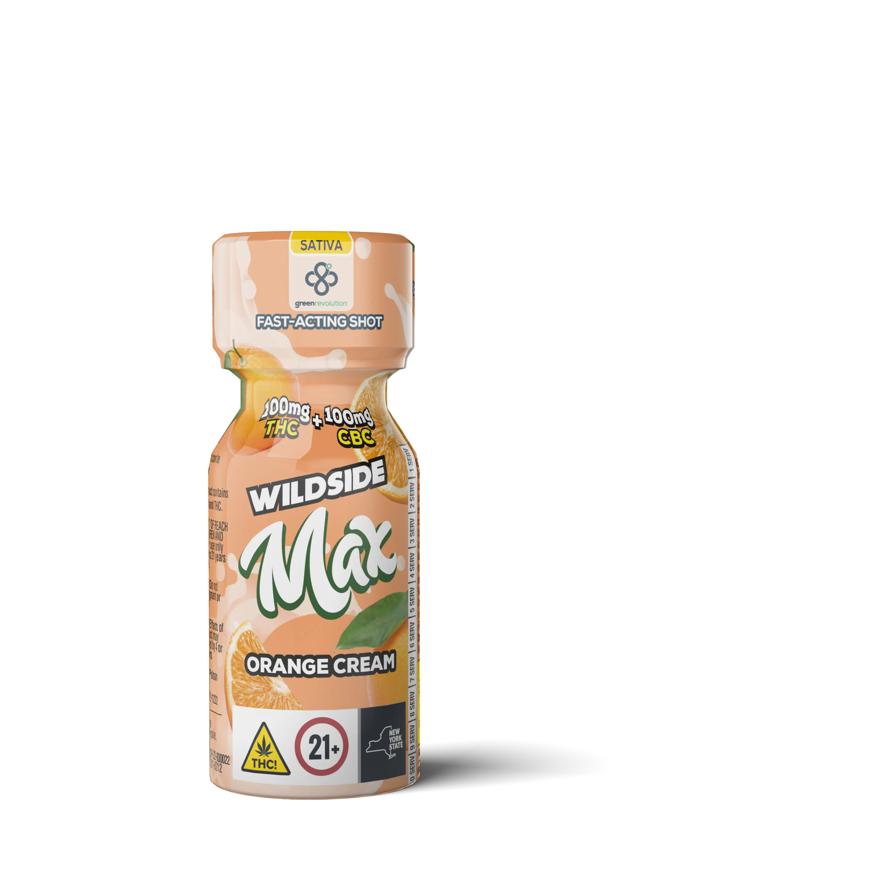 Green Revolution - Green Revolution | Edible | Nano Shot - Orange Cream | 100mg, 1 Main Image