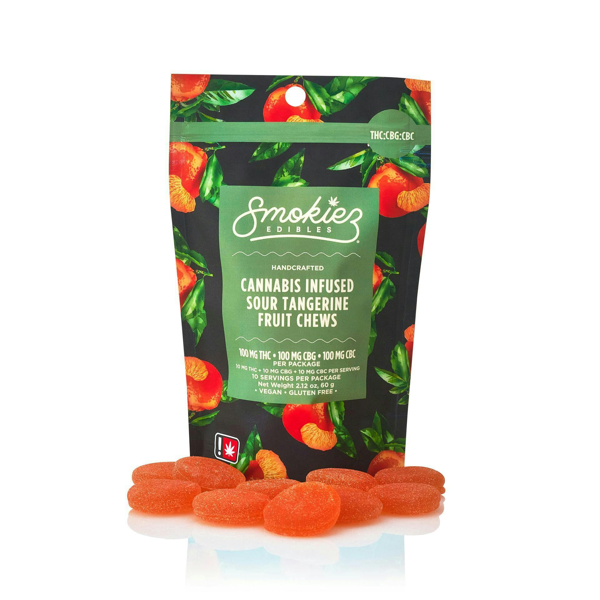Smokiez Edibles: Sour Tangerine Fruit Chews