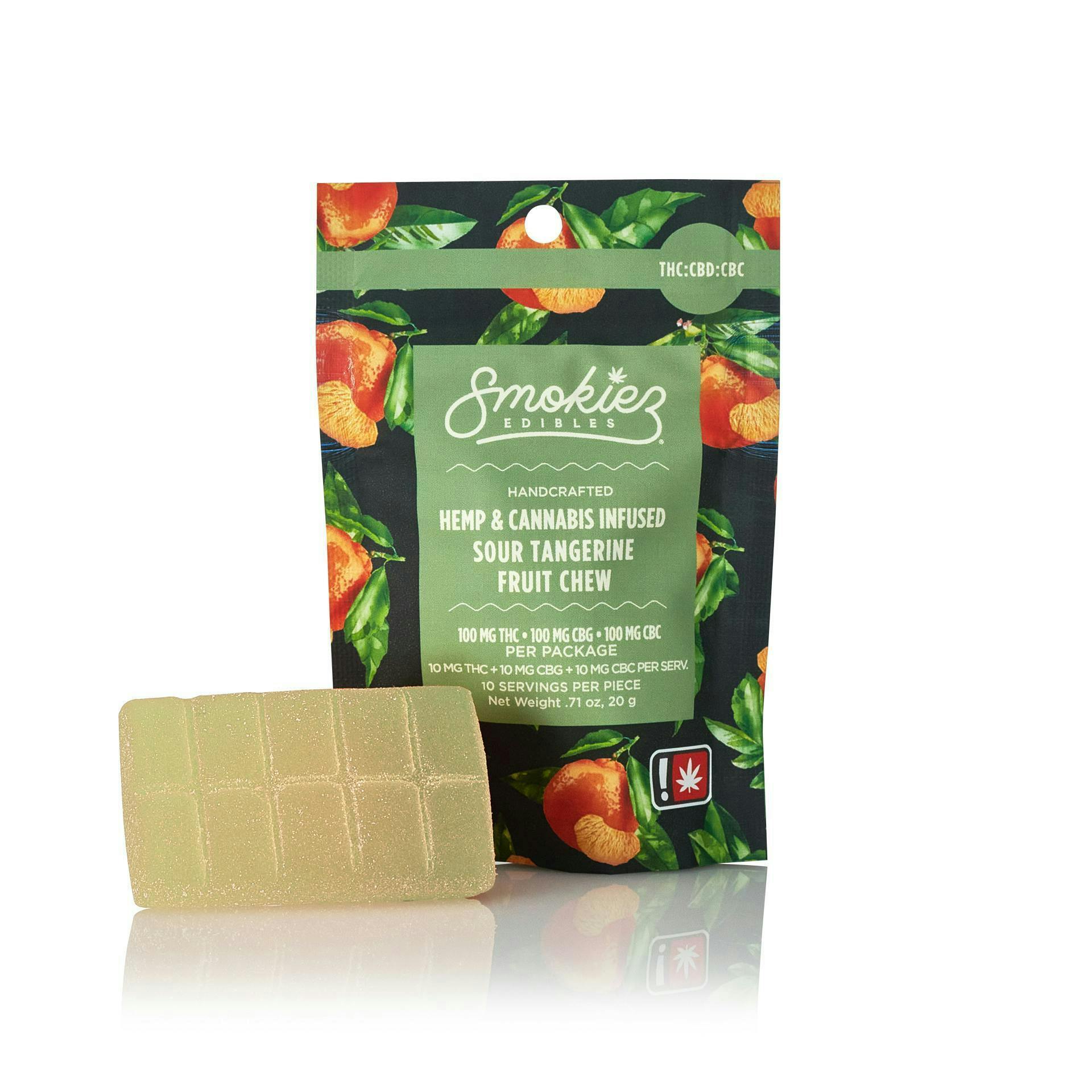 Smokiez Edibles: Sour Tangerine Fruit Chew