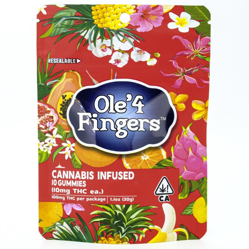 Ole' 4 Fingers: Strawberry - Ole 4 Fingers