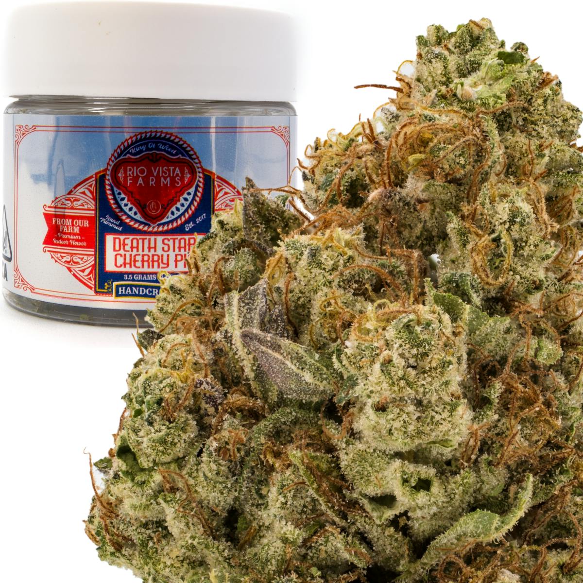 Death Star Cherry Pie 3.5g Jar Rio Vista Farms Rio Vista Farms Brand