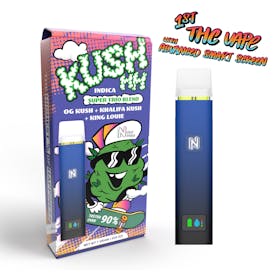 Kushhh 1g Indica- OG Kush x Khalifa Kush x King Louie Smart Screen Dispo
