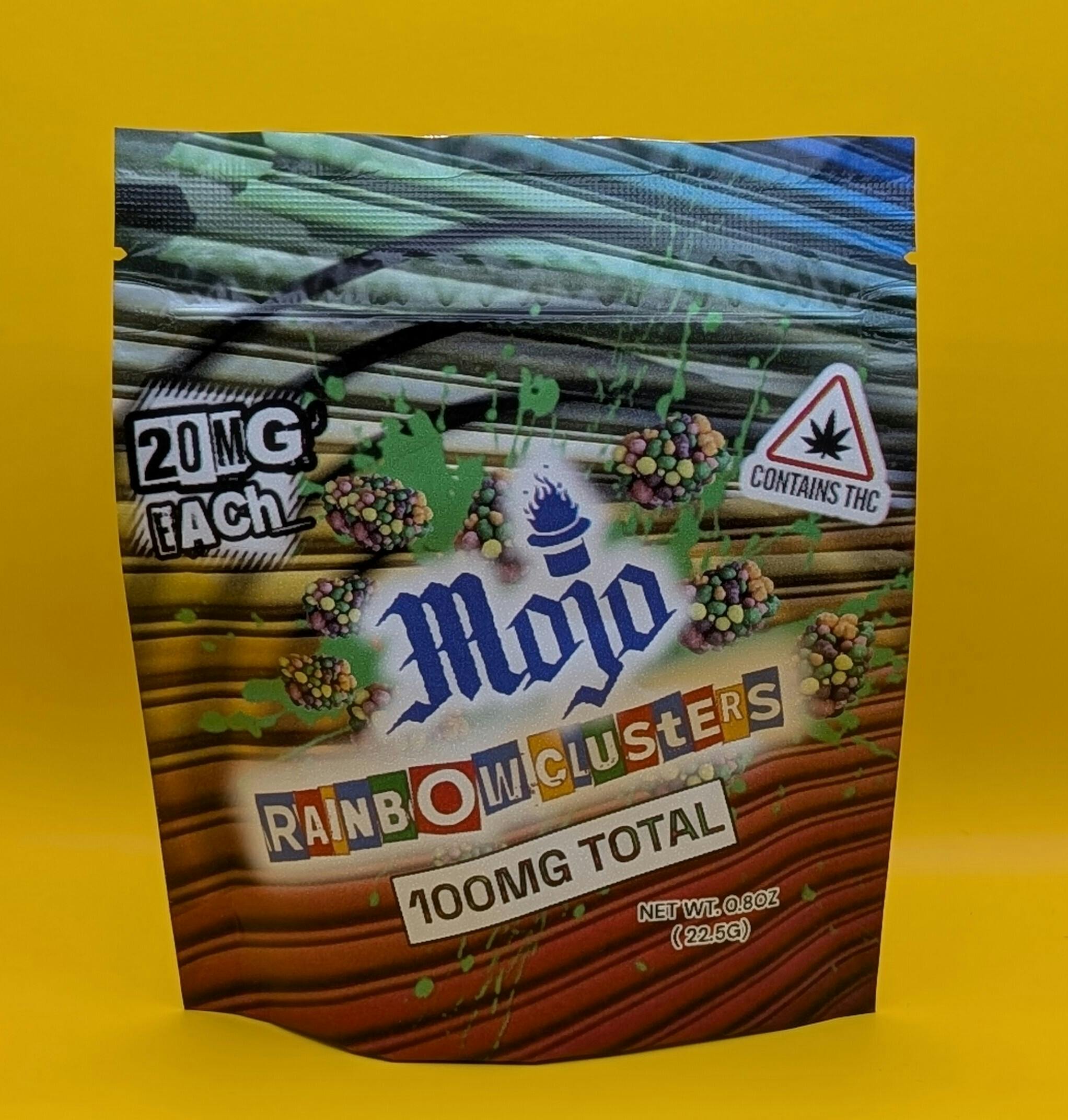 MOJO Rainbow Clusters 100mg by Mojo Medibles