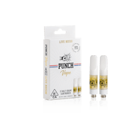 Punch Edibles & Extracts | Live Rosin - Belt Shake | 1g Cart 