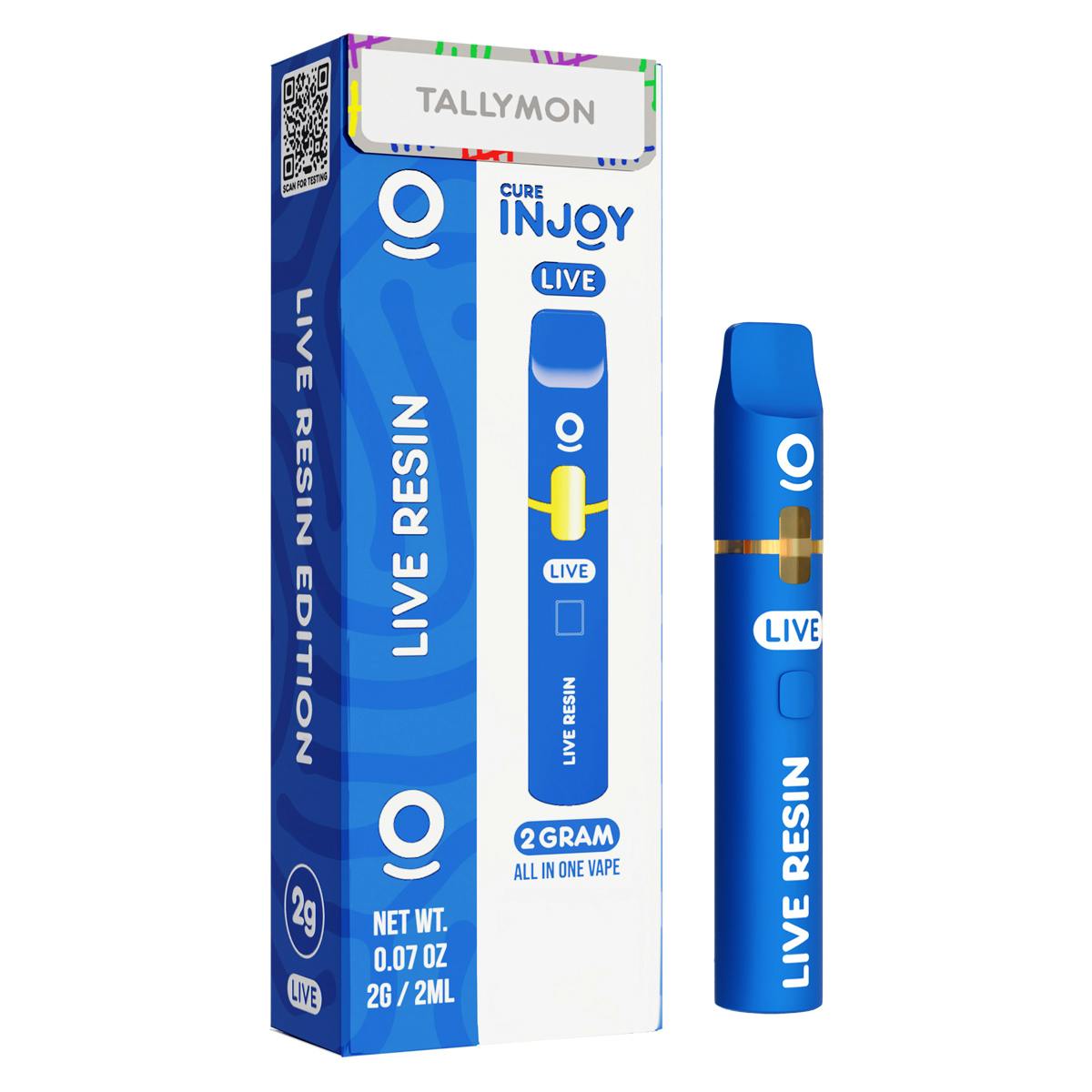 Cure Injoy | Tally Mon | Live Resin Disposable | 2g