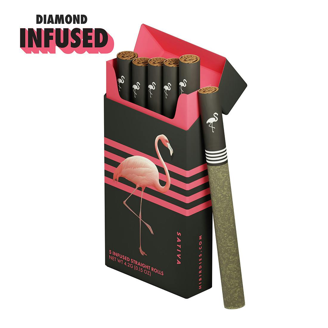 Birdies · Ultra Diamond Infused Sativa Joint · 0.85g each