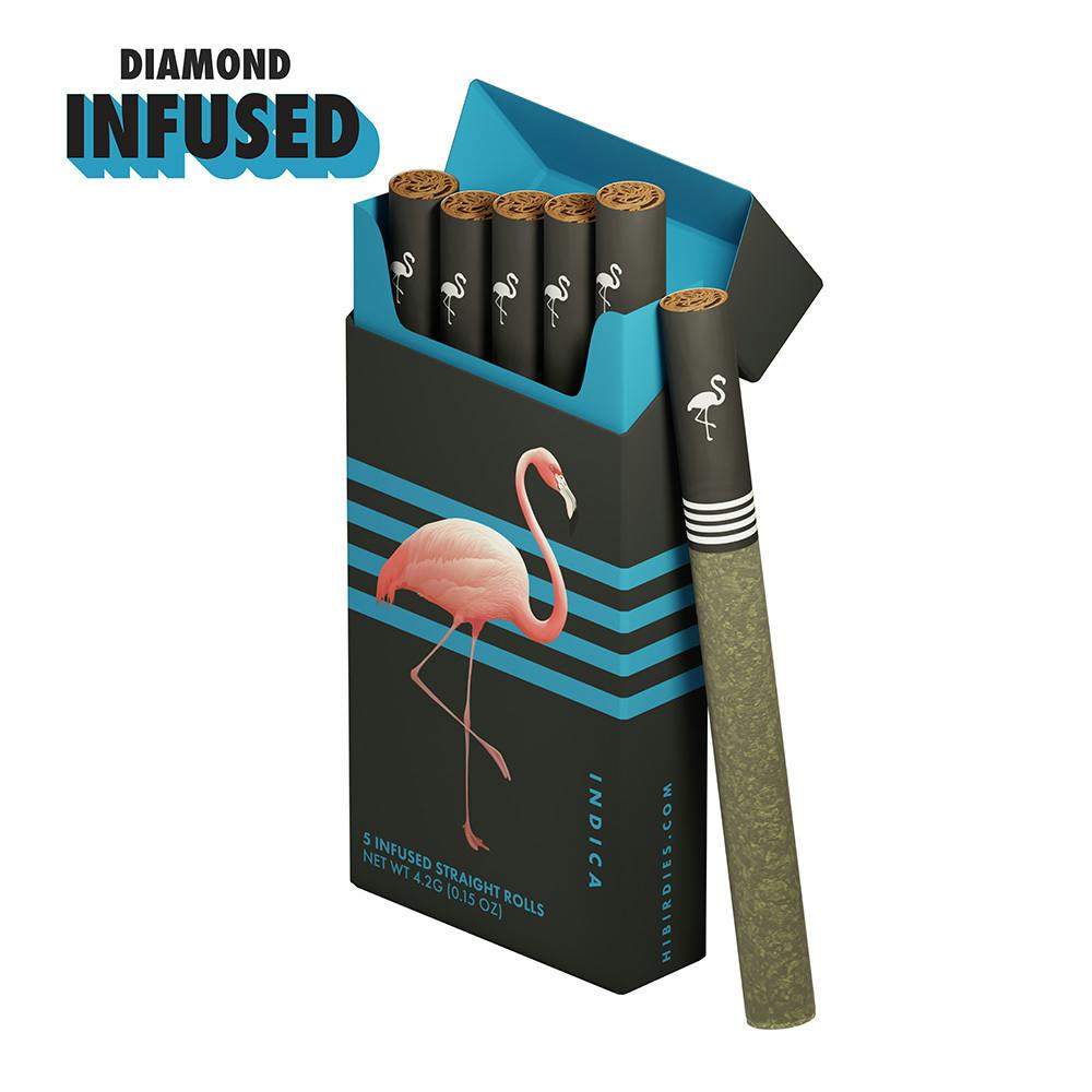 Birdies · Ultra Diamond Infused Indica Joint · 0.85g each