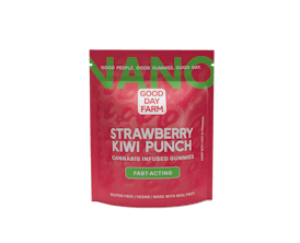 GDF: Fast-Acting Gummies | Strawberry Kiwi Punch | 100mg | 10pk