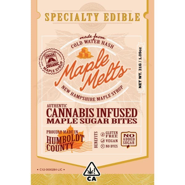 Maple Melts Infused Maple Sugar