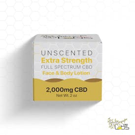 CBD High Strength Lotion 2,000 mg - Unscented