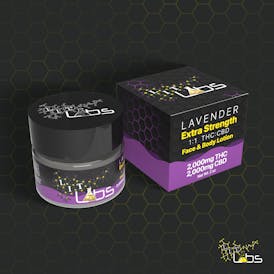 Face and Body Lotion - 2,000mg THC+CBD - Lavender