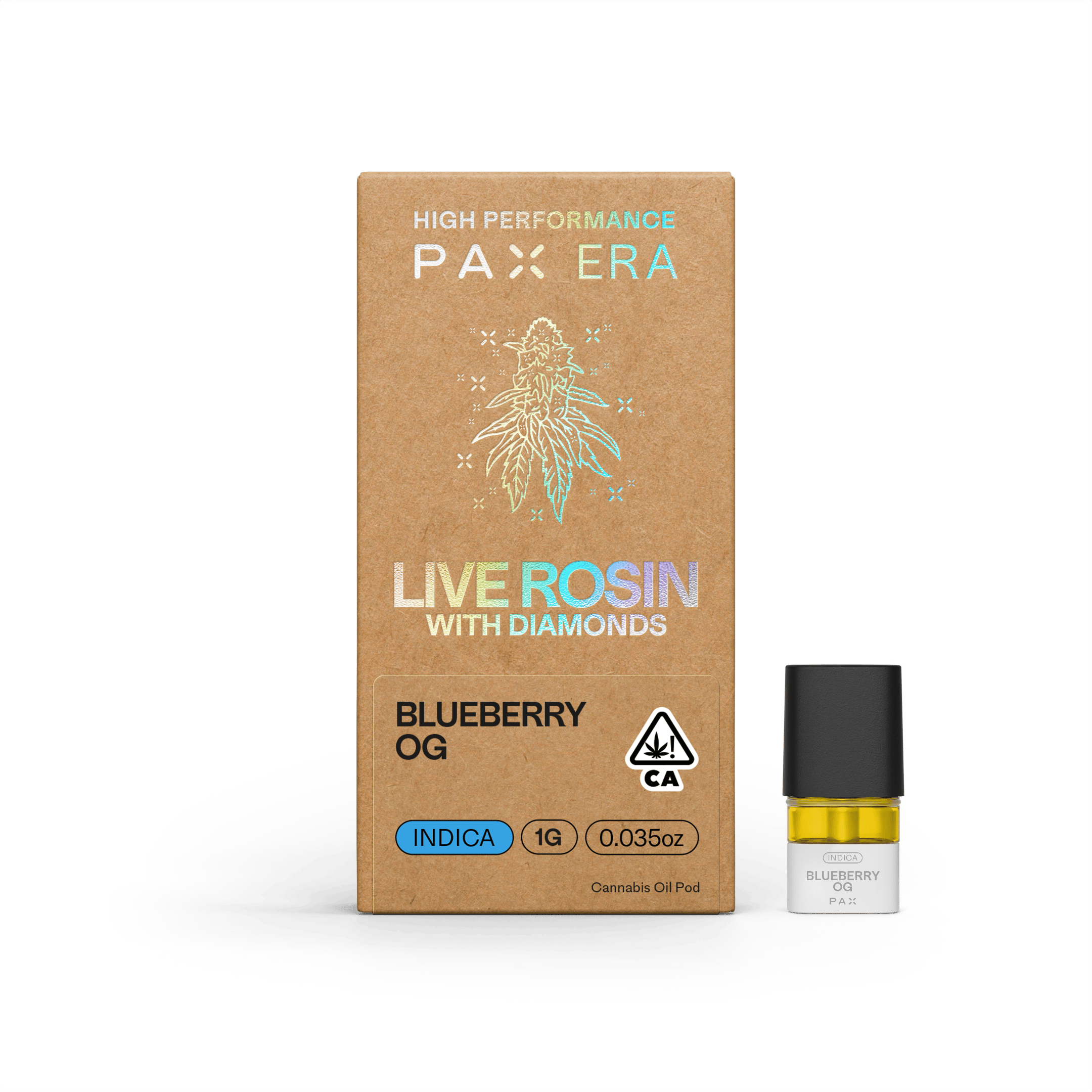 Live Rosin with Diamonds — Blueberry OG