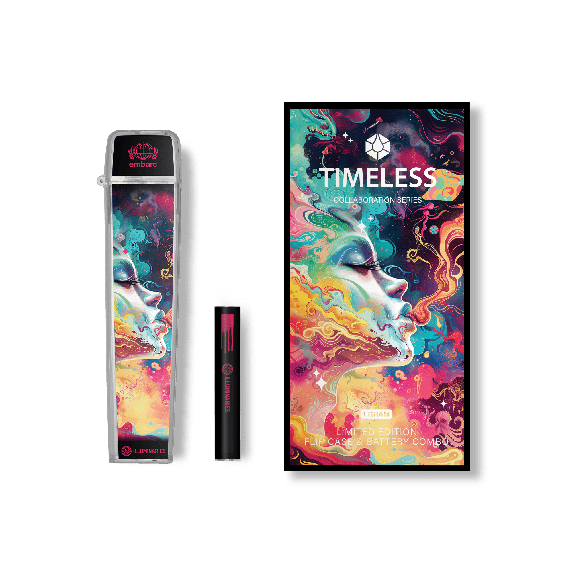 Timeless Vapes — Limited Edition Illuminaries Flip Case & Combo