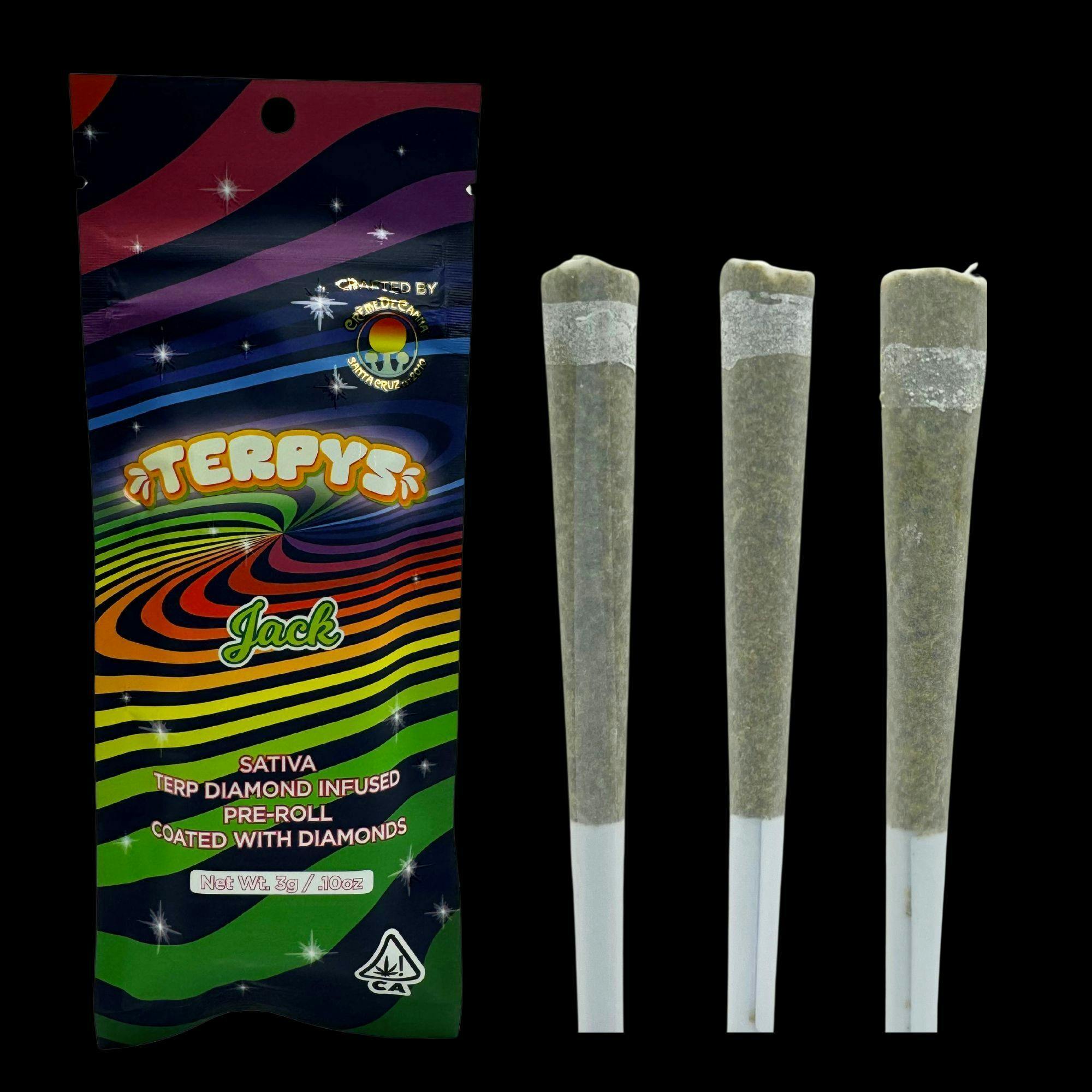 Creme De Canna - Terpys - Diamond Infused Pre Roll - Jack - 3g - (S) - 4135