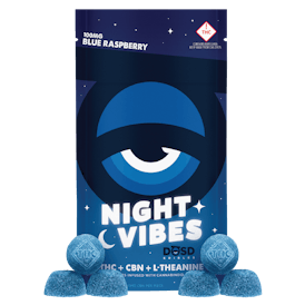 NIGHT VIBES - Blue Raspberry CBN + L-Theanine - 100mg