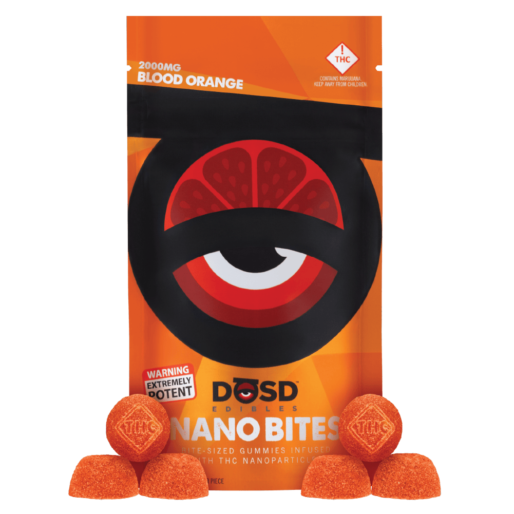 Nano Bites - Blood Orange - 2000mg, Sativa Enhanced