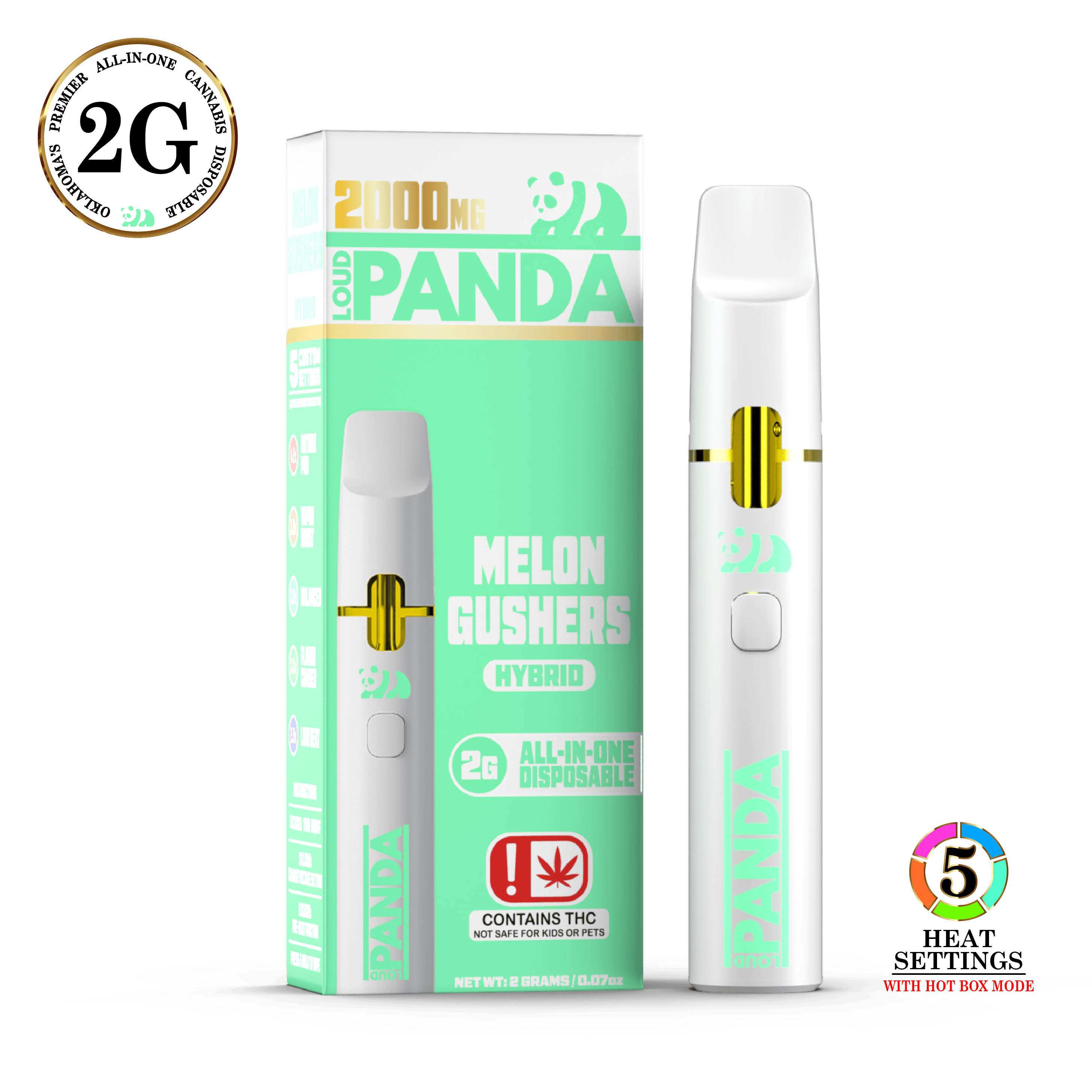 Loud Panda - Melon Gusher - 2G Disposable - Loud Panda