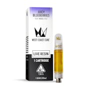 Juicy Blueberries Live Resin Cartridge - 1g