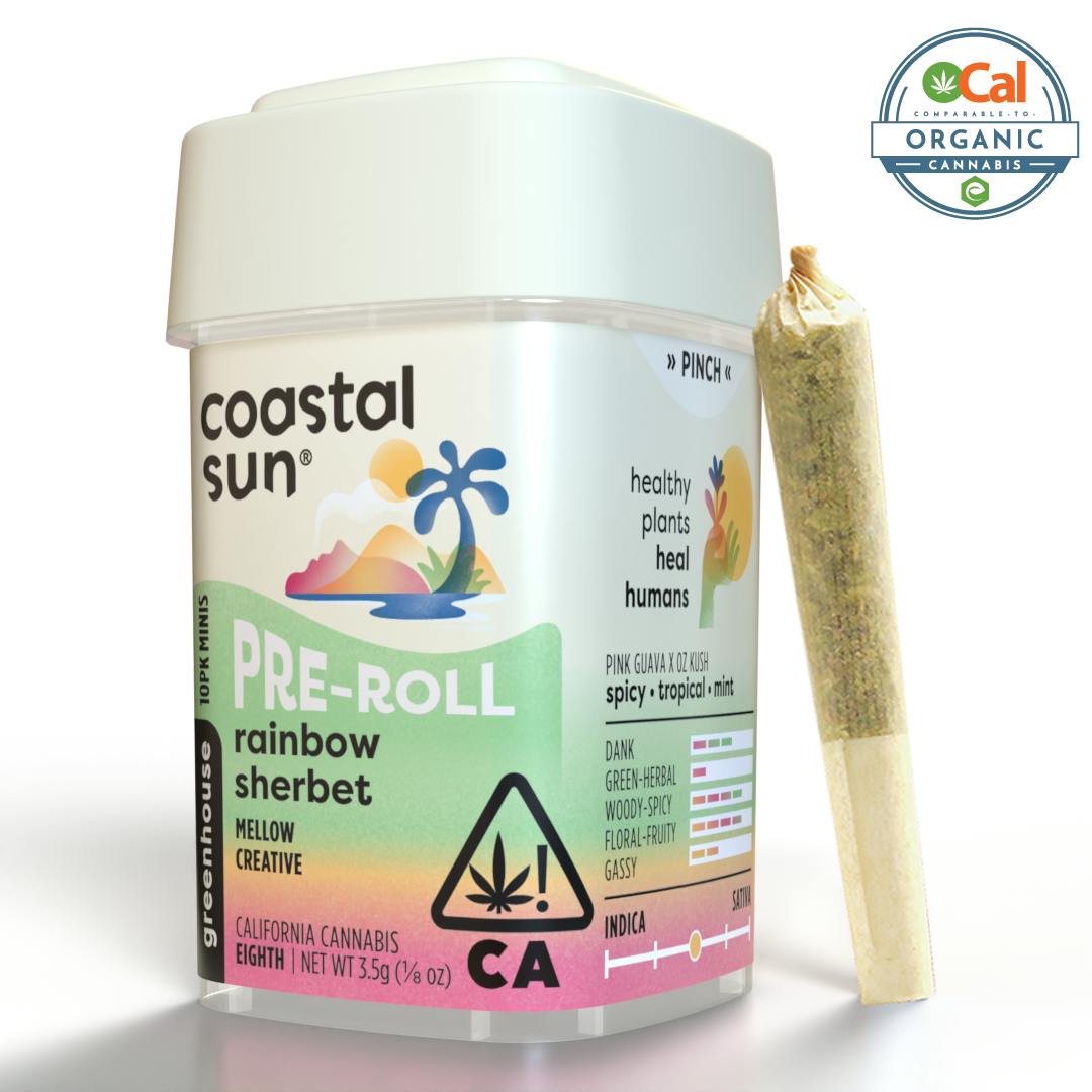 Rainbow Sherbet Greenhouse 0.35g Pre-Roll 10pk 3.5g