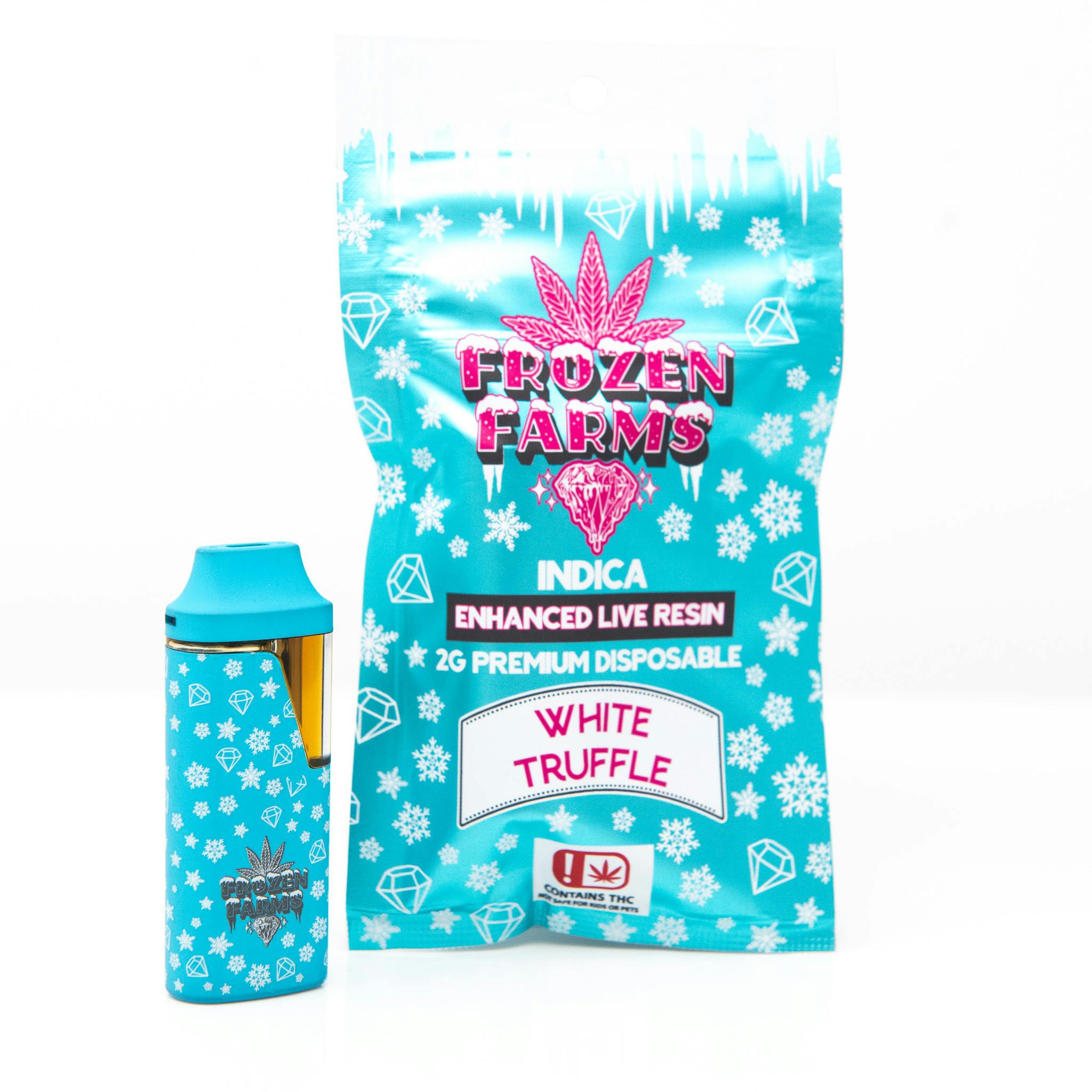Frozen Farms 2G - White Truffle - Live Resin Disposable (INDICA) by Frozen Farms