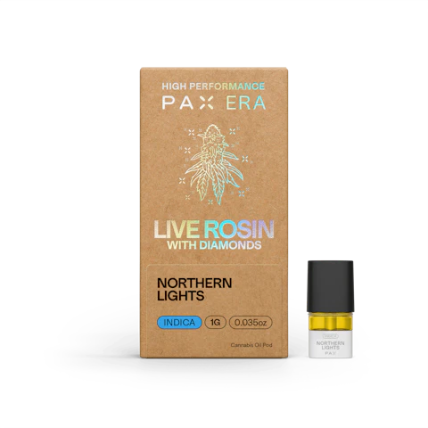 Northern Lights | Live Rosin with Diamonds Pod | 1g — pods listed on the Herbs 4 You menu