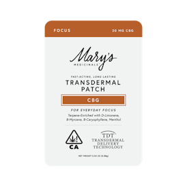 Focus (CBG) Transdermal Patch (CA)
