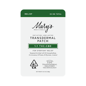Relief (1:1) Transdermal Patch (CA)