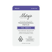 MARY'S MEDICINAL - INDICA PATCH 20MG THC