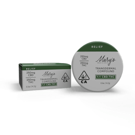 Relief 1:1 Mini Transdermal Compound (0.5 oz) (CA)