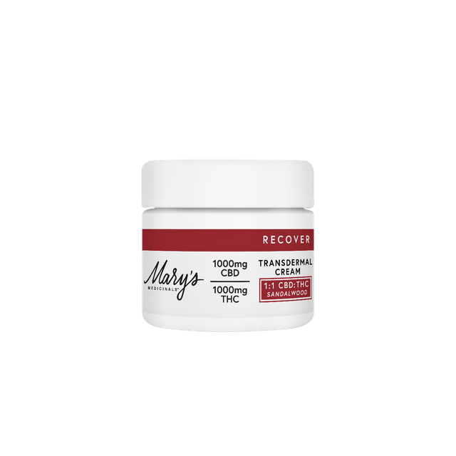 Recover Transdermal Cream (Sandalwood) (CA) - Mary's Medicinals™
