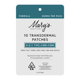 10-Pack FORMULA (3:2:1) Transdermal Patches (CA)