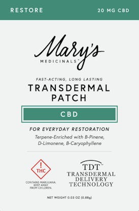 Restore (CBD) Transdermal Patch (CO)