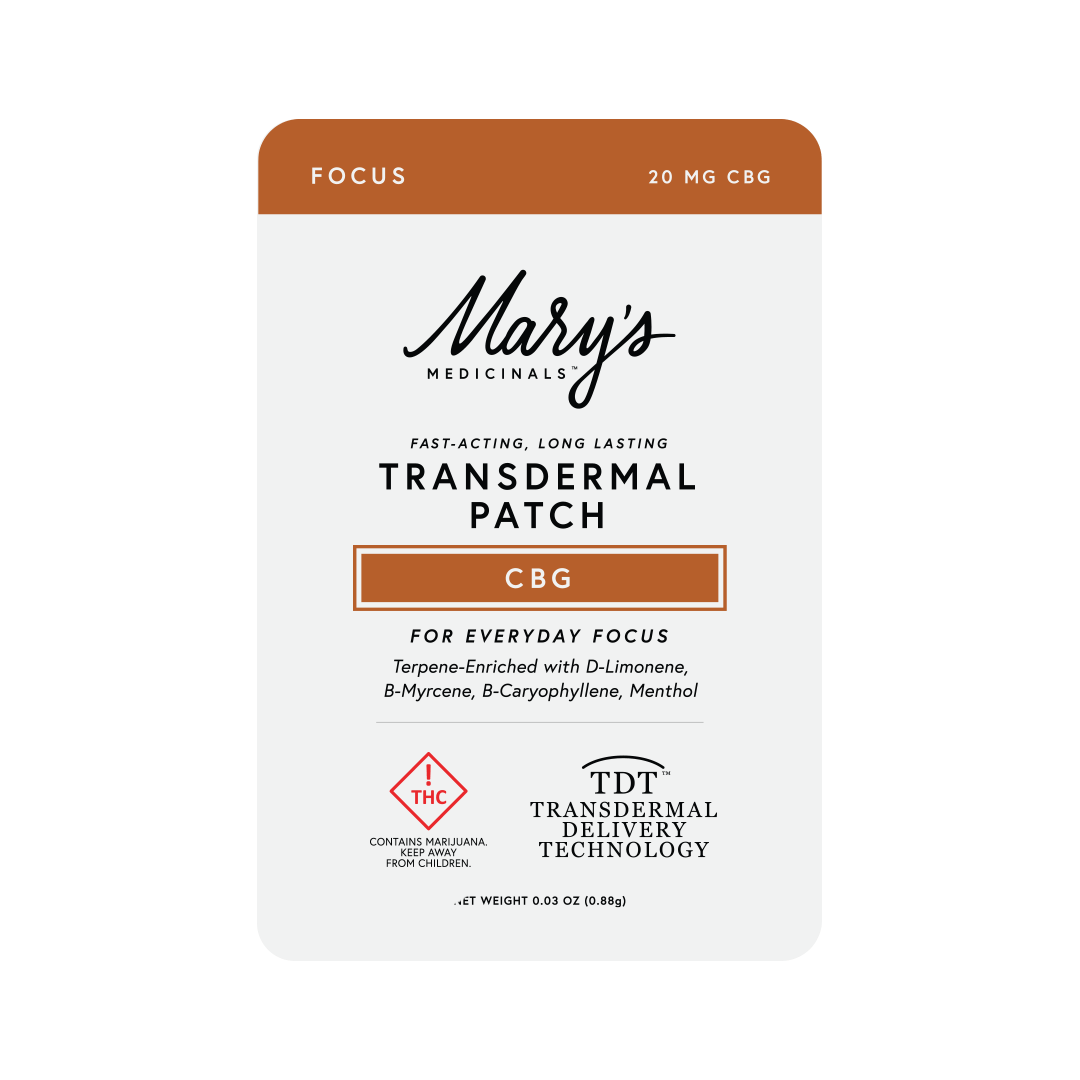 Focus (CBG) Transdermal Patch (CO)