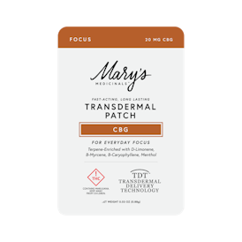 Focus (CBG) Transdermal Patch (CO)