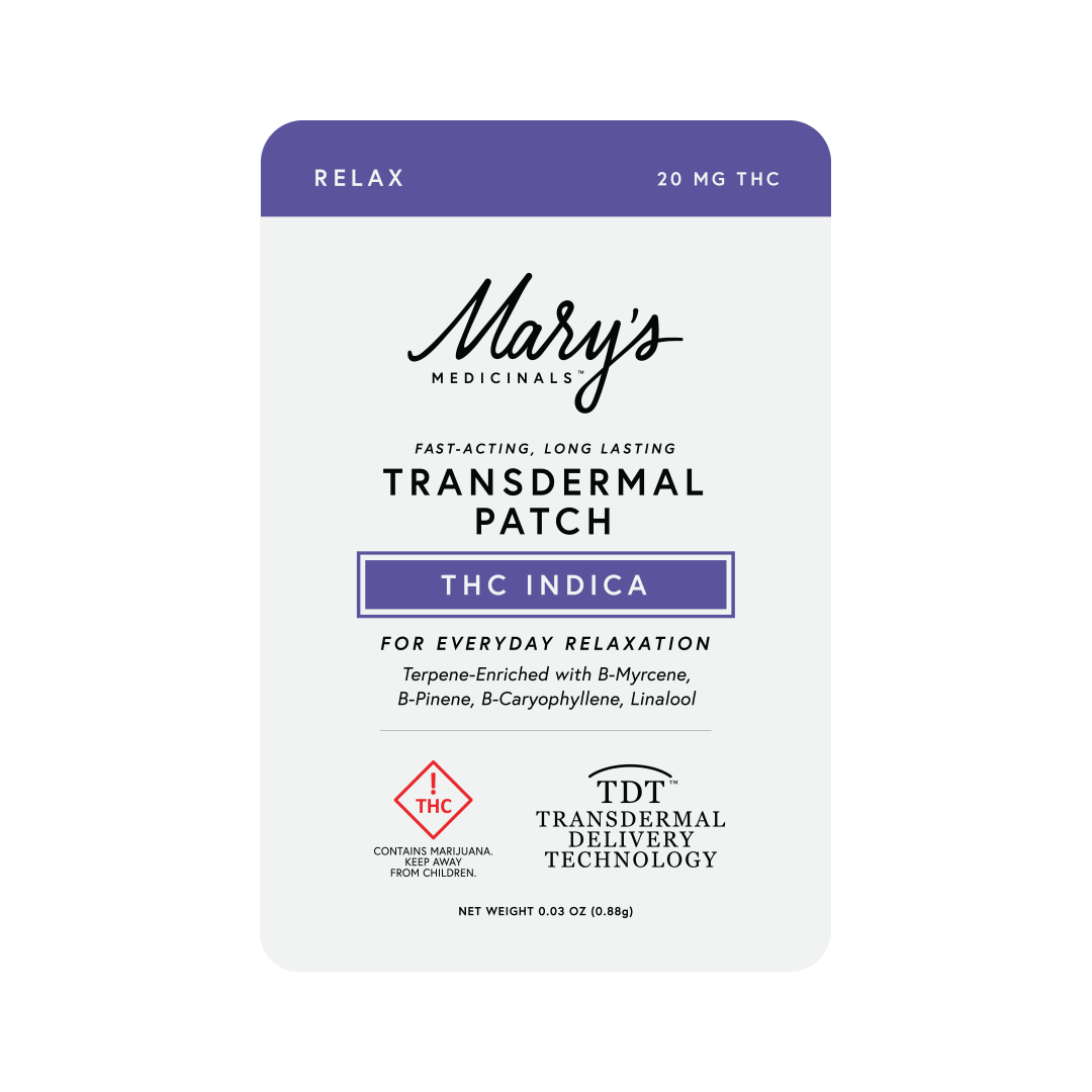 Relax (THC Indica) Transdermal Patch (CO)