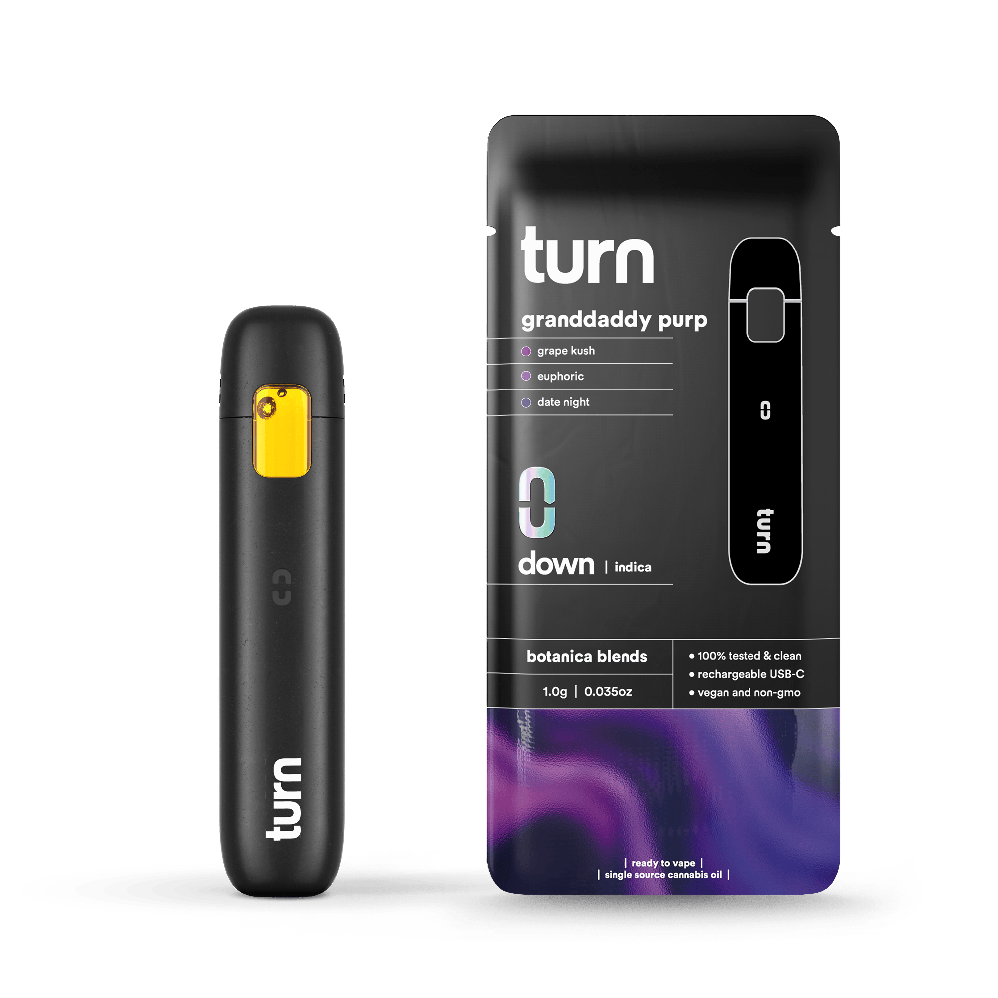 Granddaddy Purp | Botanica Blends | AIO | Indica by turn