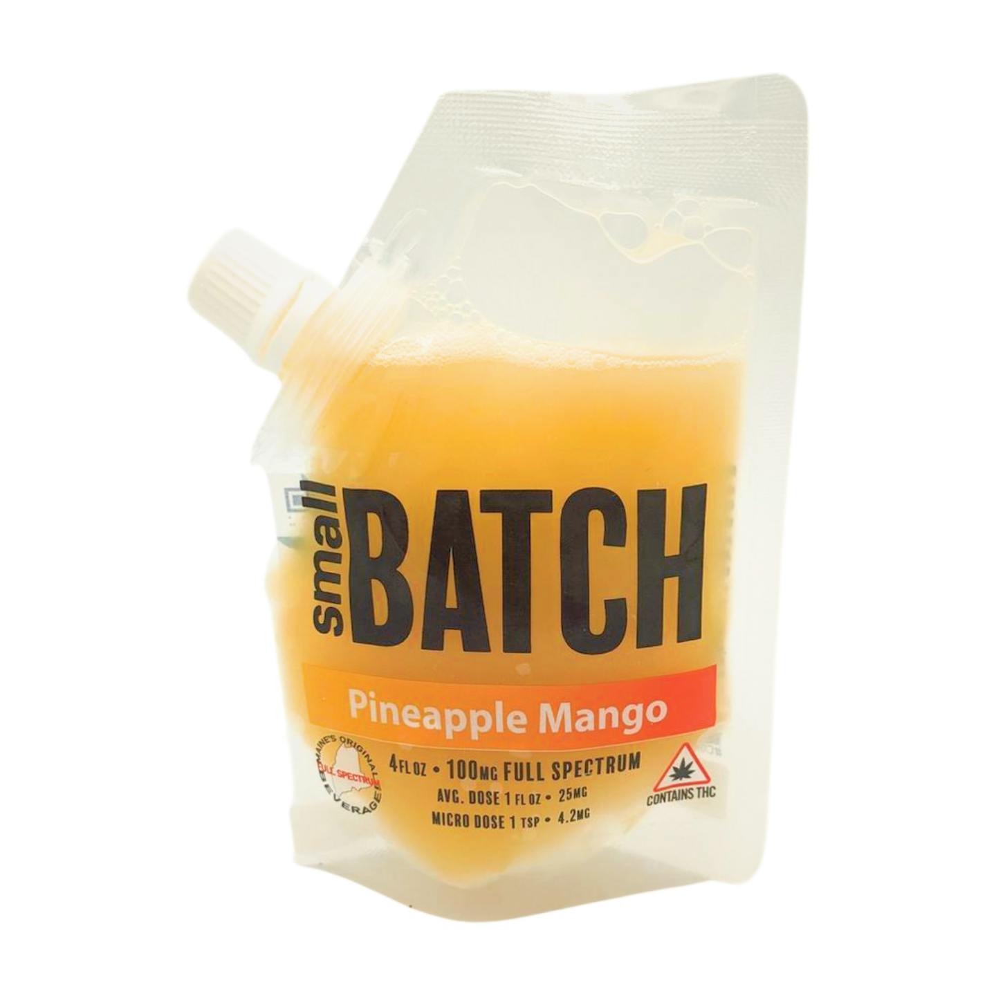 Full Spec RSO Juice/ Pineapple Mango 100mg - Small Batch by Small Batch Maine