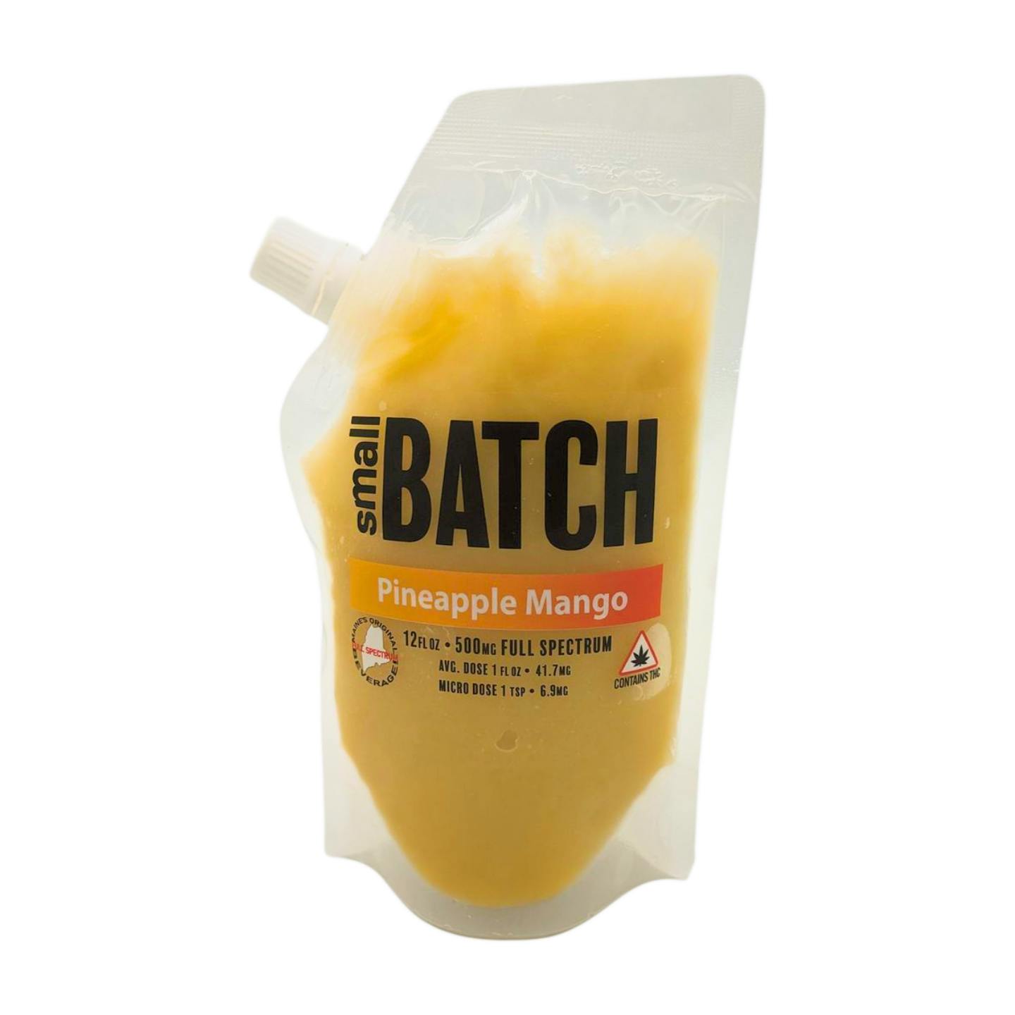 Full Spec RSO Juice/ Pineapple Mango 500mg - Small Batch by Small Batch Maine