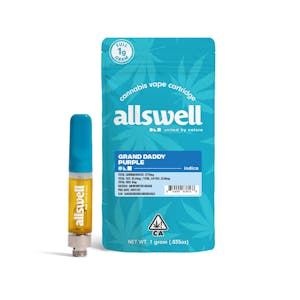 ALLSWELL - Granddaddy Purple - 1g Cartridge (Allswell)