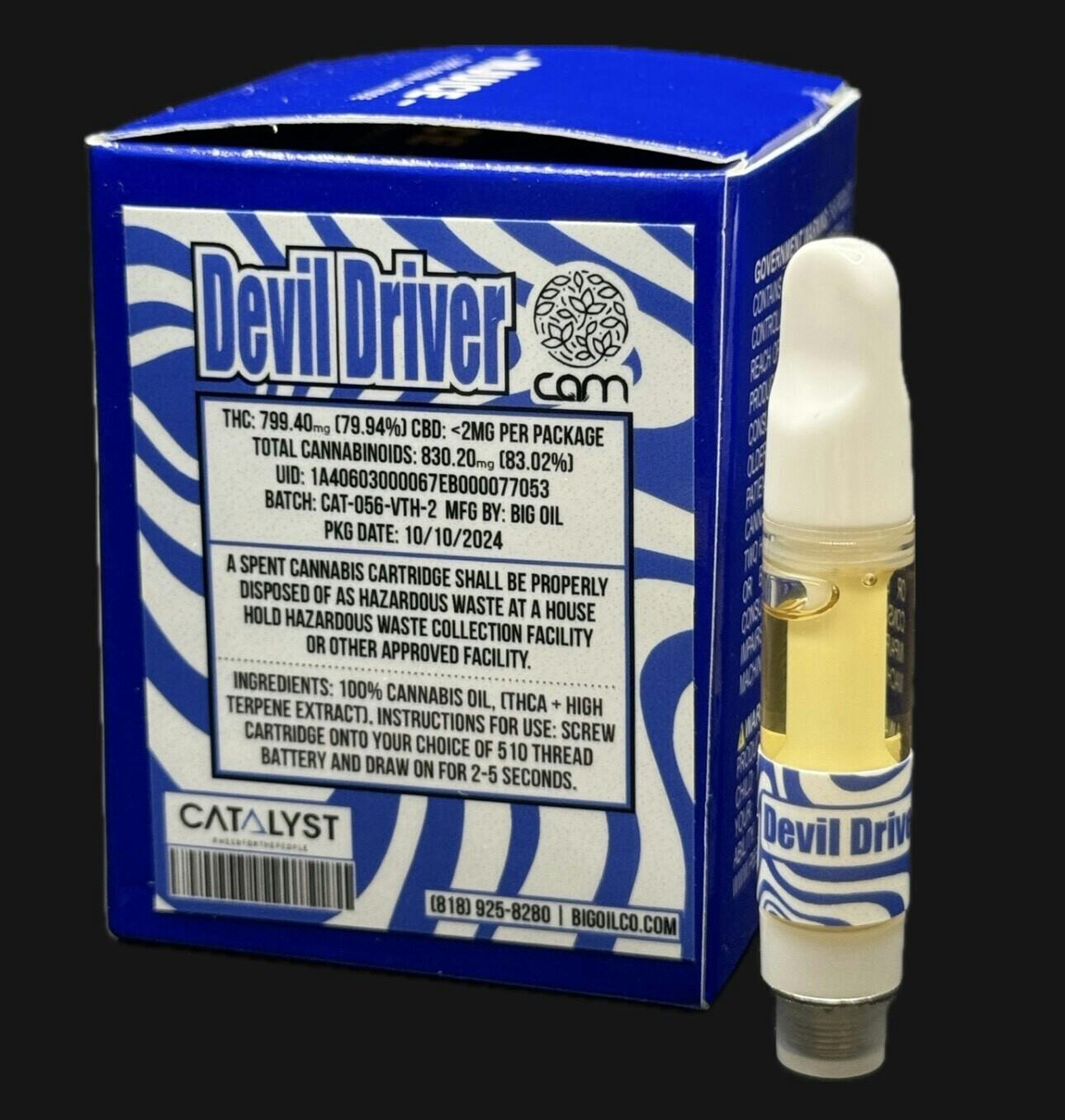 Devil Driver Cured Resin Cartridge 1G (CAM Collab)