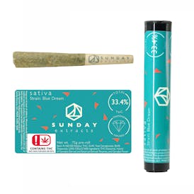 0.75g Diamond Infused Pre-Roll - Blue Dream